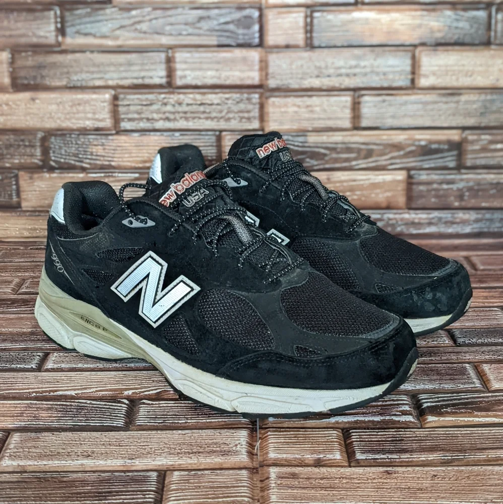New Balance 990 black and Grey USA - Men's 10.5